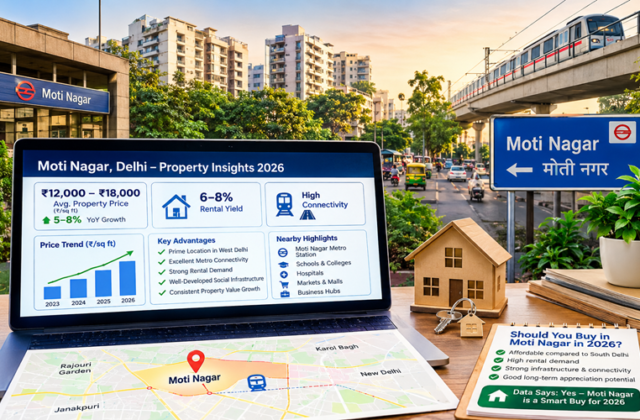 Is Moti Nagar a Good Place to Buy Property in Delhi? A Data-First Answer for 2026